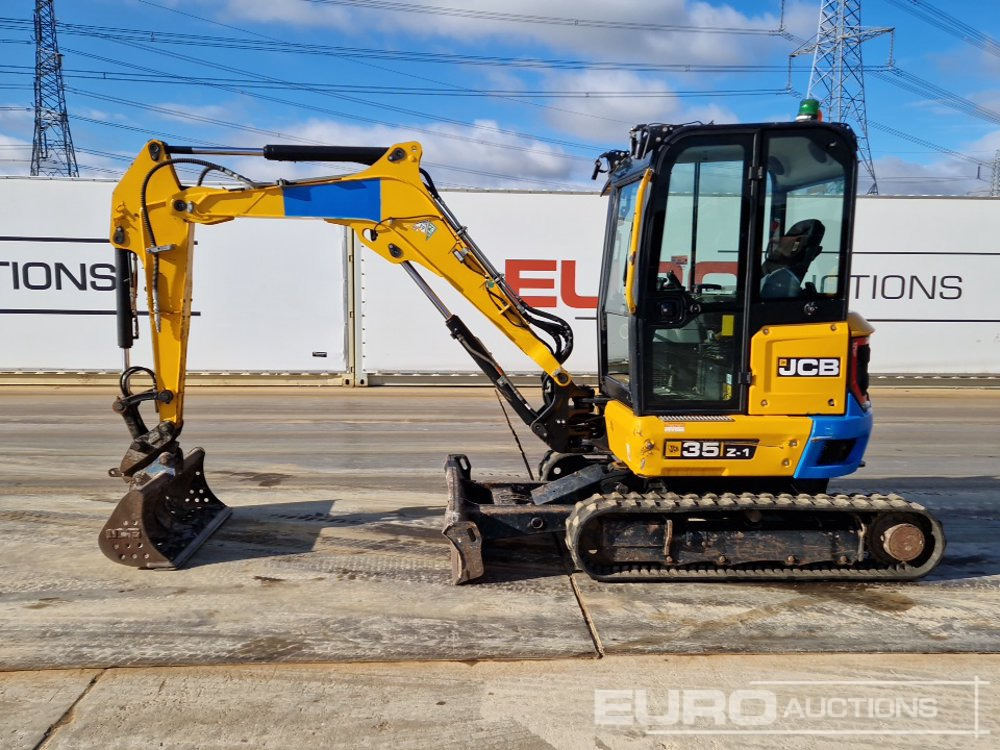 2021 JCB 35Z-1 - 미니 굴삭기 : 사진 2 2021 JCB 35Z-1 - 미니 굴삭기 : 사진 2