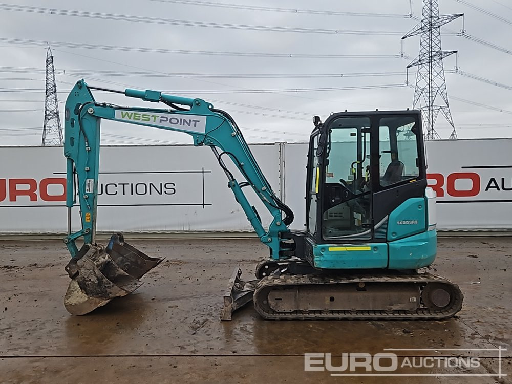2021 Kobelco SK55SRX-6E - 미니 굴삭기 : 사진 2 2021 Kobelco SK55SRX-6E - 미니 굴삭기 : 사진 2