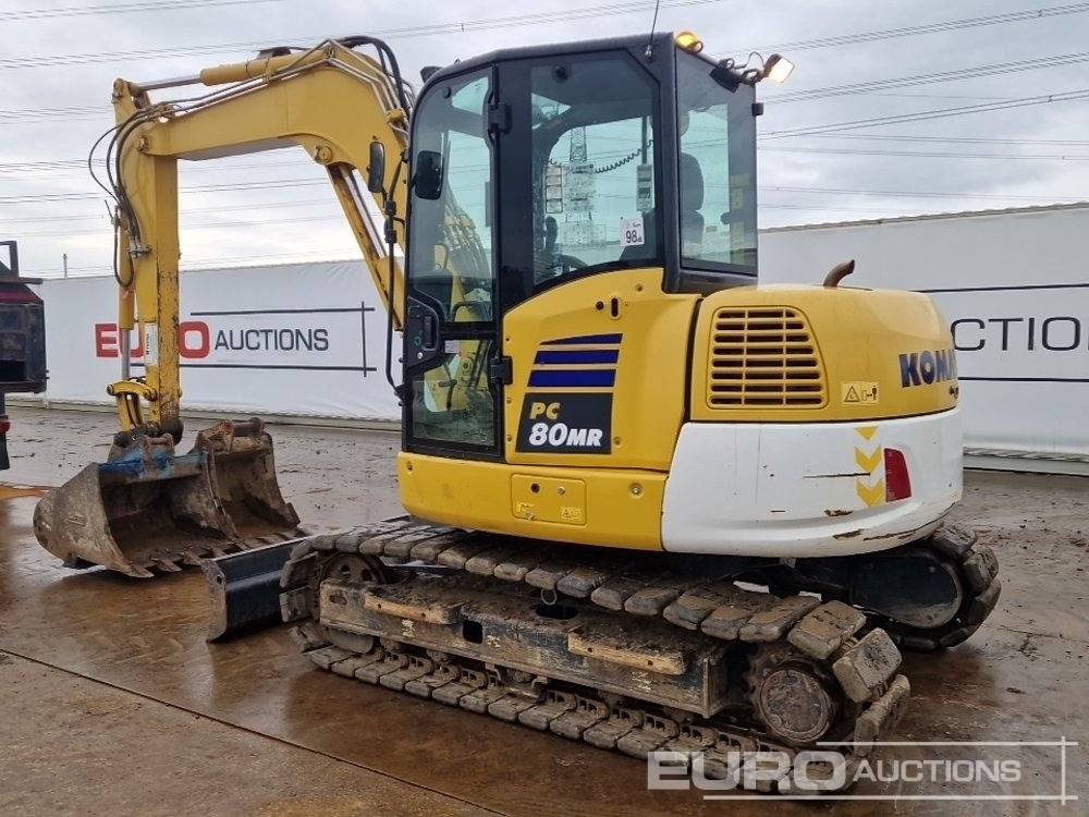 2021 Komatsu PC80MR-5E0 - 미니 굴삭기 : 사진 3 2021 Komatsu PC80MR-5E0 - 미니 굴삭기 : 사진 3