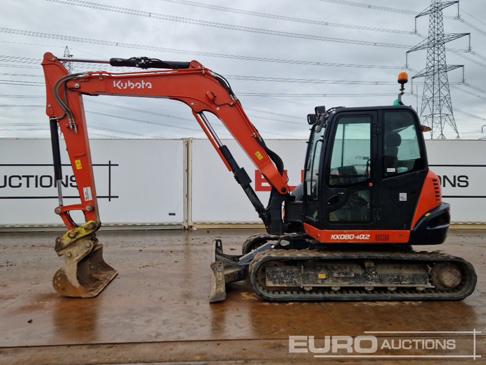 2021 Kubota KX080-4A2 - 미니 굴삭기 : 사진 2 2021 Kubota KX080-4A2 - 미니 굴삭기 : 사진 2