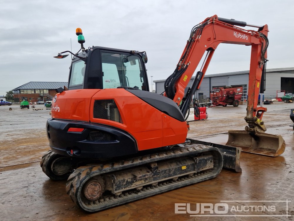 2021 Kubota KX080-4A2 - 미니 굴삭기 : 사진 5 2021 Kubota KX080-4A2 - 미니 굴삭기 : 사진 5
