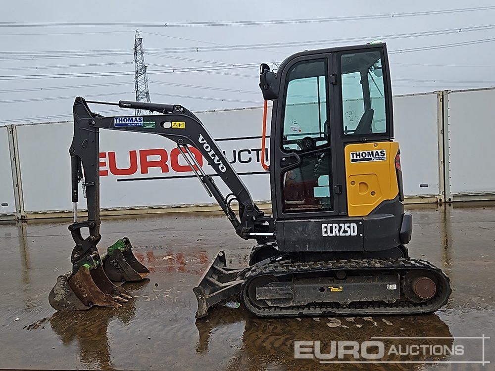 2021 Volvo ECR25D - 미니 굴삭기 : 사진 3 2021 Volvo ECR25D - 미니 굴삭기 : 사진 3