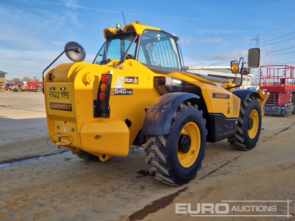 2022 JCB 540-140 Hi Viz - 텔레스코픽 핸들러 : 사진 5 2022 JCB 540-140 Hi Viz - 텔레스코픽 핸들러 : 사진 5