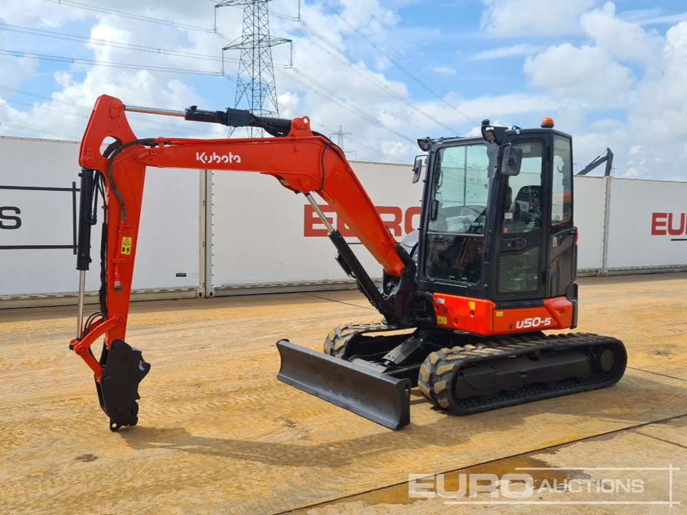 2022 Kubota U50-5 - 미니 굴삭기 : 사진 1 2022 Kubota U50-5 - 미니 굴삭기 : 사진 1
