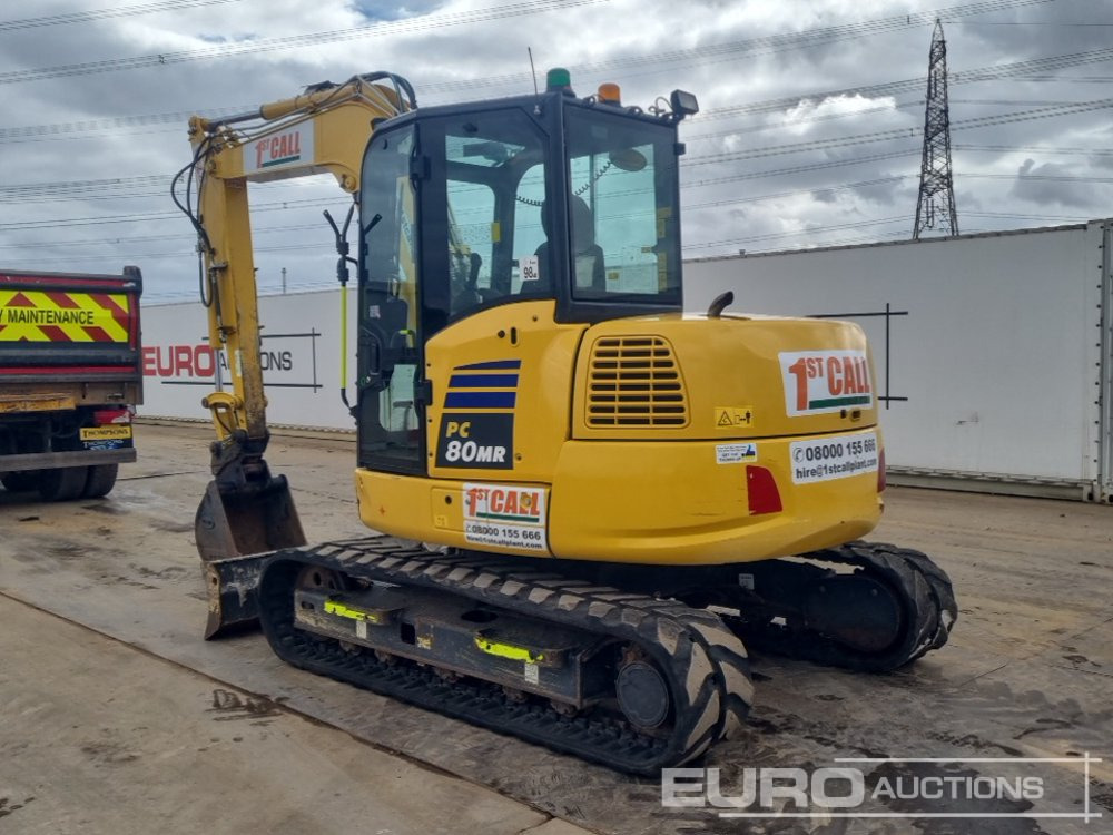 2023 Komatsu PC80MR-5 - 미니 굴삭기 : 사진 3 2023 Komatsu PC80MR-5 - 미니 굴삭기 : 사진 3