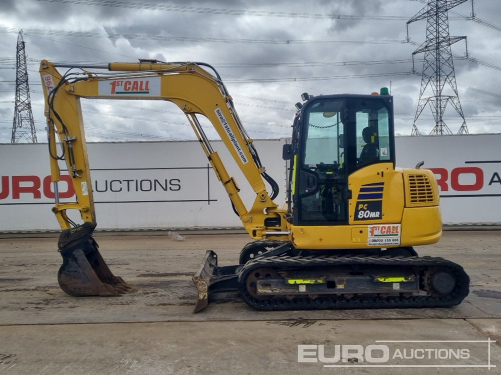 2023 Komatsu PC80MR-5 - 미니 굴삭기 : 사진 2 2023 Komatsu PC80MR-5 - 미니 굴삭기 : 사진 2