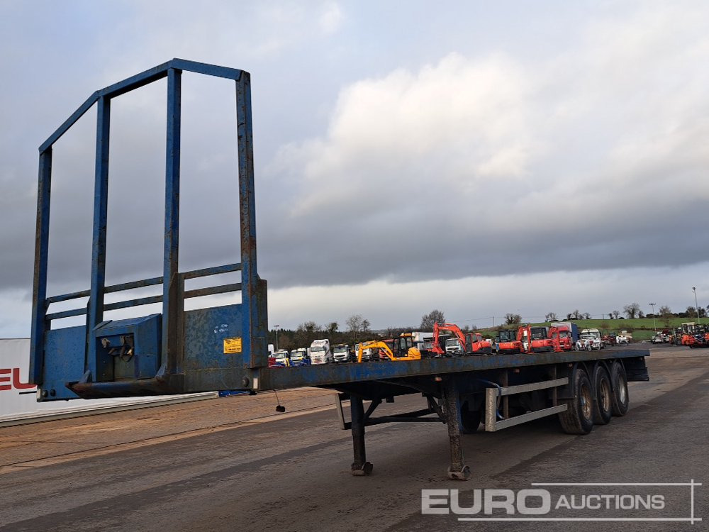 Dennison 45' Tri Axle Flat Trailer - 드롭사이드/ 플랫베드 세미 트레일러 : 사진 1 Dennison 45' Tri Axle Flat Trailer - 드롭사이드/ 플랫베드 세미 트레일러 : 사진 1