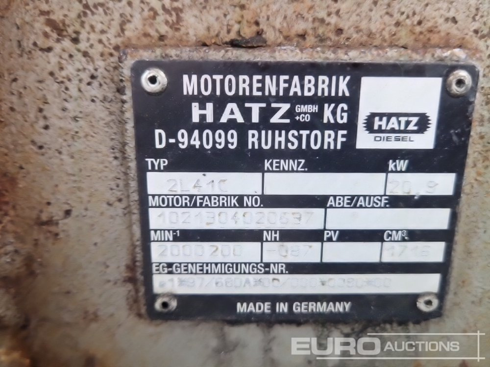 엔진 Hatz 2 Cylinder Engine : 사진 14