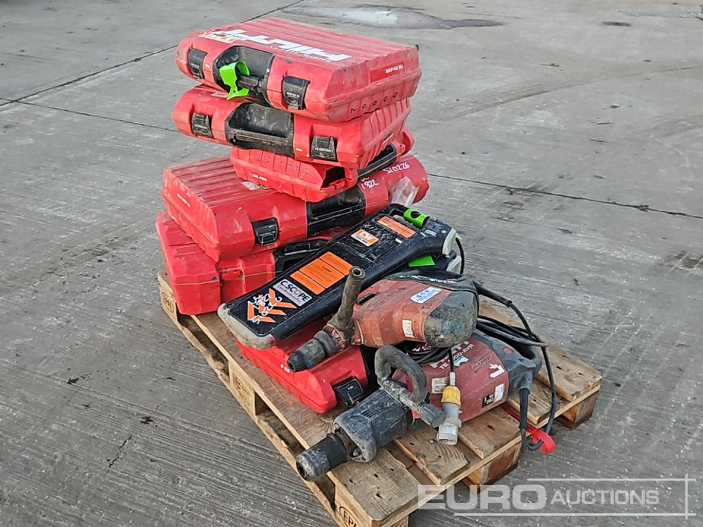 Hilti 110 Volt Hammer Drill (3 of), Hilti 110 Volt Demolition Hammer (3 of) , Cartridge Hammer (2 of), C.Scope Radio Detector (2 of), - 건설장비 : 사진 3 Hilti 110 Volt Hammer Drill (3 of), Hilti 110 Volt Demolition Hammer (3 of) , Cartridge Hammer (2 of), C.Scope Radio Detector (2 of), - 건설장비 : 사진 3