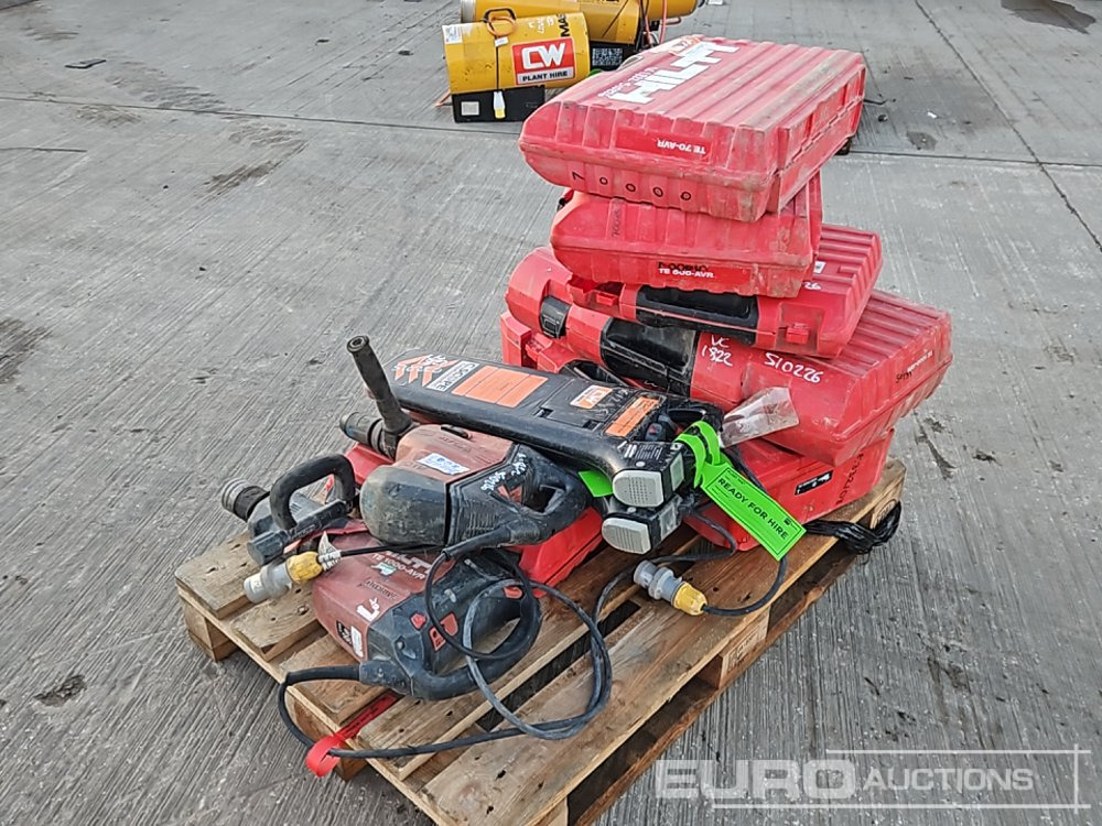 Hilti 110 Volt Hammer Drill (3 of), Hilti 110 Volt Demolition Hammer (3 of) , Cartridge Hammer (2 of), C.Scope Radio Detector (2 of), - 건설장비 : 사진 5 Hilti 110 Volt Hammer Drill (3 of), Hilti 110 Volt Demolition Hammer (3 of) , Cartridge Hammer (2 of), C.Scope Radio Detector (2 of), - 건설장비 : 사진 5