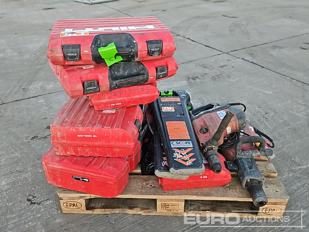 Hilti 110 Volt Hammer Drill (3 of), Hilti 110 Volt Demolition Hammer (3 of) , Cartridge Hammer (2 of), C.Scope Radio Detector (2 of), - 건설장비 : 사진 2 Hilti 110 Volt Hammer Drill (3 of), Hilti 110 Volt Demolition Hammer (3 of) , Cartridge Hammer (2 of), C.Scope Radio Detector (2 of), - 건설장비 : 사진 2
