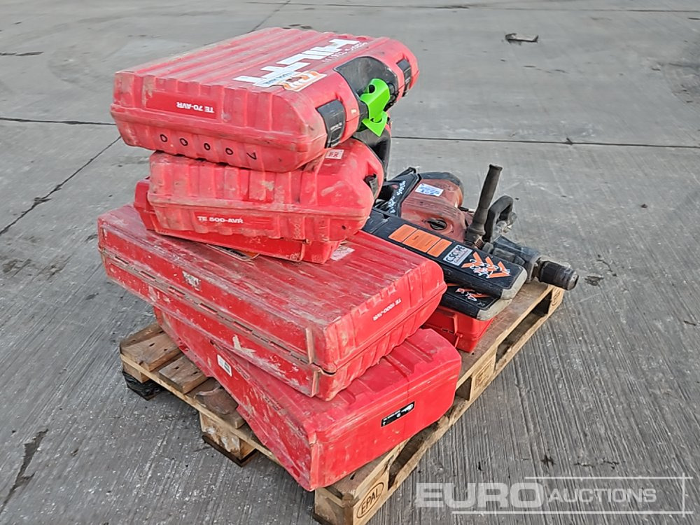 Hilti 110 Volt Hammer Drill (3 of), Hilti 110 Volt Demolition Hammer (3 of) , Cartridge Hammer (2 of), C.Scope Radio Detector (2 of), - 건설장비 : 사진 1 Hilti 110 Volt Hammer Drill (3 of), Hilti 110 Volt Demolition Hammer (3 of) , Cartridge Hammer (2 of), C.Scope Radio Detector (2 of), - 건설장비 : 사진 1