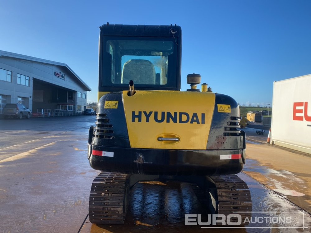 Hyundai R60-7 - 미니 굴삭기 : 사진 4 Hyundai R60-7 - 미니 굴삭기 : 사진 4