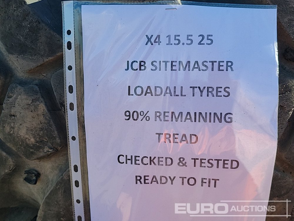 JCB 15.5-25 Tyre (4 of) - 타이어 : 사진 5 JCB 15.5-25 Tyre (4 of) - 타이어 : 사진 5