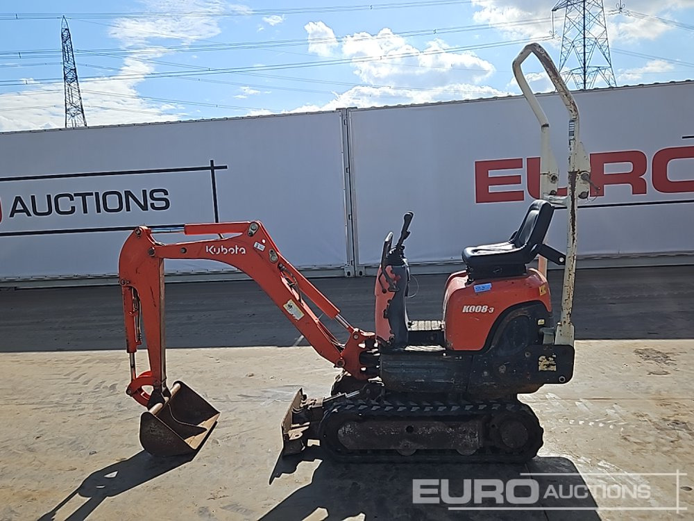 Kubota K008-3 - 미니 굴삭기 : 사진 2 Kubota K008-3 - 미니 굴삭기 : 사진 2