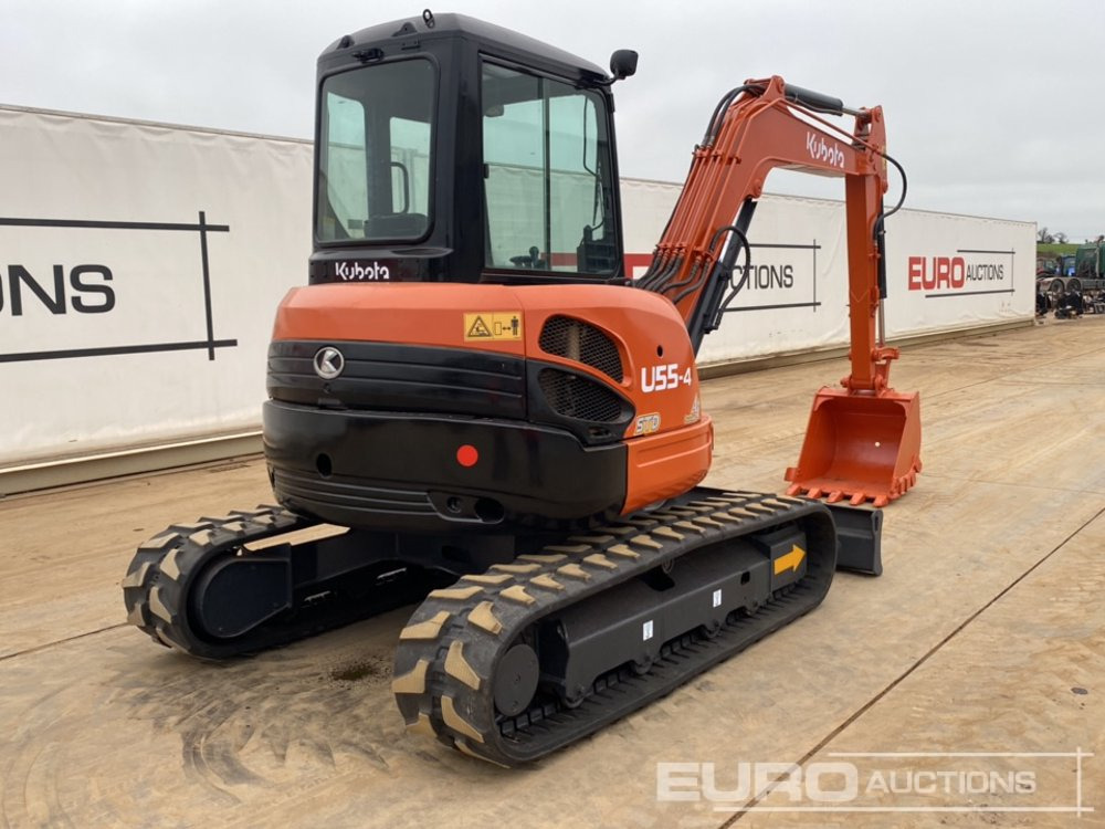 Kubota U55-4 - 미니 굴삭기 : 사진 5 Kubota U55-4 - 미니 굴삭기 : 사진 5