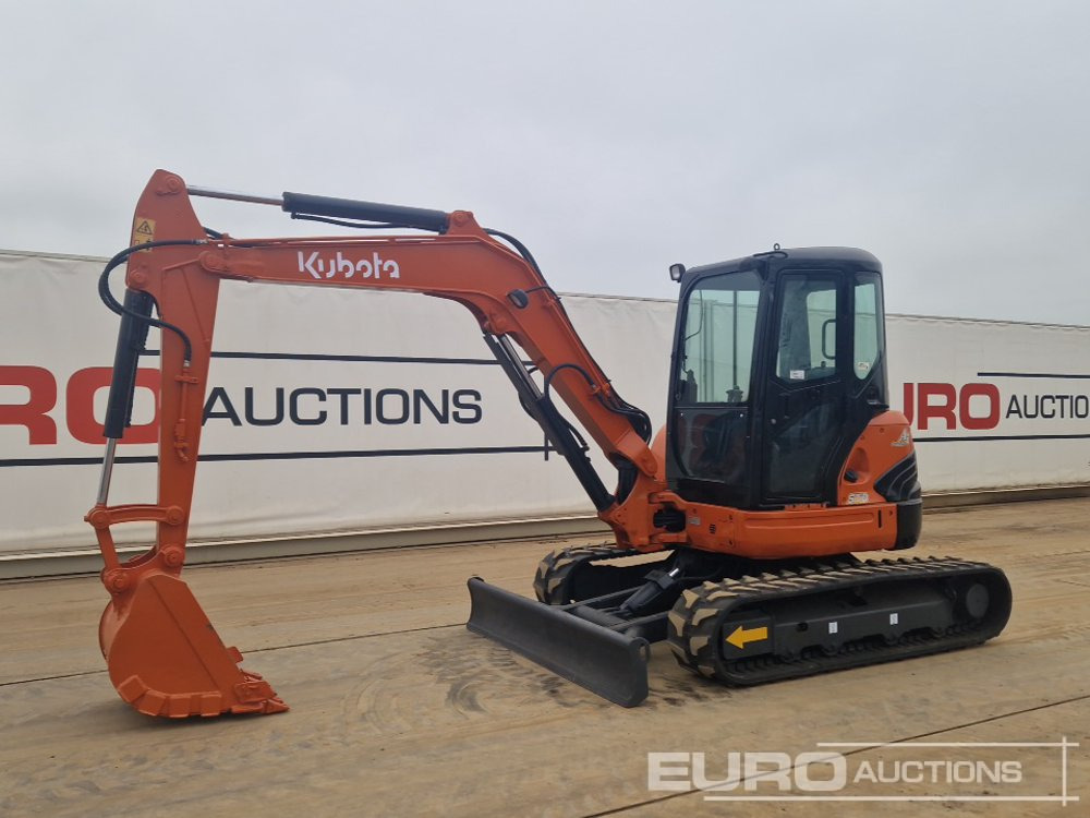 Kubota U55-4 - 미니 굴삭기 : 사진 1 Kubota U55-4 - 미니 굴삭기 : 사진 1
