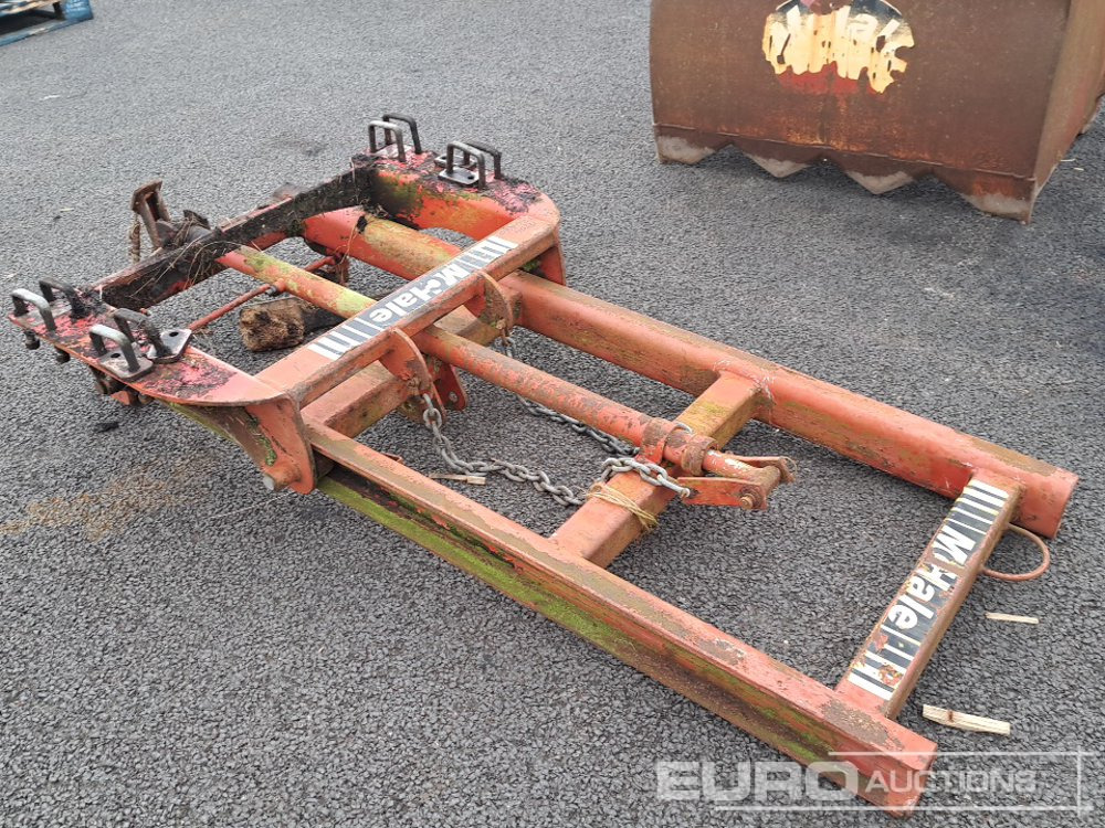 Mchale Hydraulic Forklift Attachment to suit 3 Point Linkage - 농업용 기계 : 사진 2 Mchale Hydraulic Forklift Attachment to suit 3 Point Linkage - 농업용 기계 : 사진 2