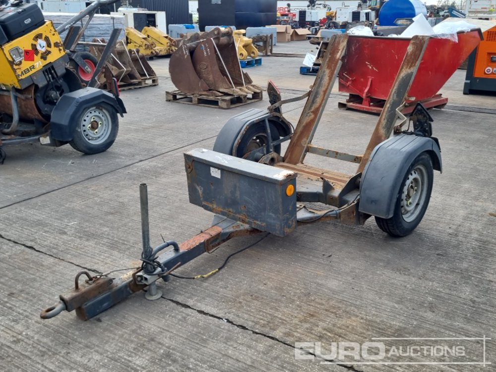 Mecalac Single Axle Trailer to suit Pedestrian Roller - 아스팔트 기계 : 사진 1 Mecalac Single Axle Trailer to suit Pedestrian Roller - 아스팔트 기계 : 사진 1