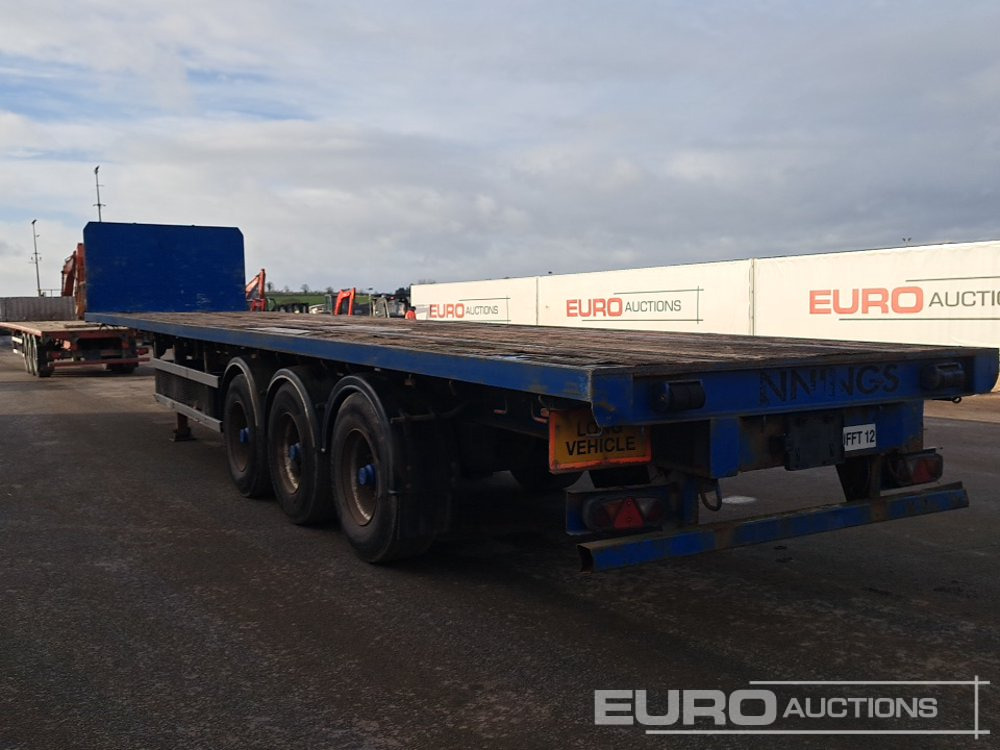 SDC 45' Tri Axle Flat Trailer, BPW Axles, Goal Post Sockets, Twist Locks - 드롭사이드/ 플랫베드 세미 트레일러 : 사진 3 SDC 45' Tri Axle Flat Trailer, BPW Axles, Goal Post Sockets, Twist Locks - 드롭사이드/ 플랫베드 세미 트레일러 : 사진 3