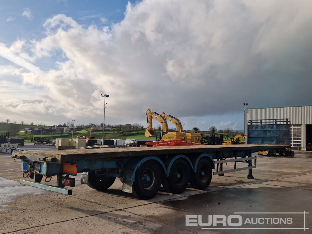 SDC 45' Tri Axle Flat Trailer, BPW Axles - 드롭사이드/ 플랫베드 세미 트레일러 : 사진 3 SDC 45' Tri Axle Flat Trailer, BPW Axles - 드롭사이드/ 플랫베드 세미 트레일러 : 사진 3