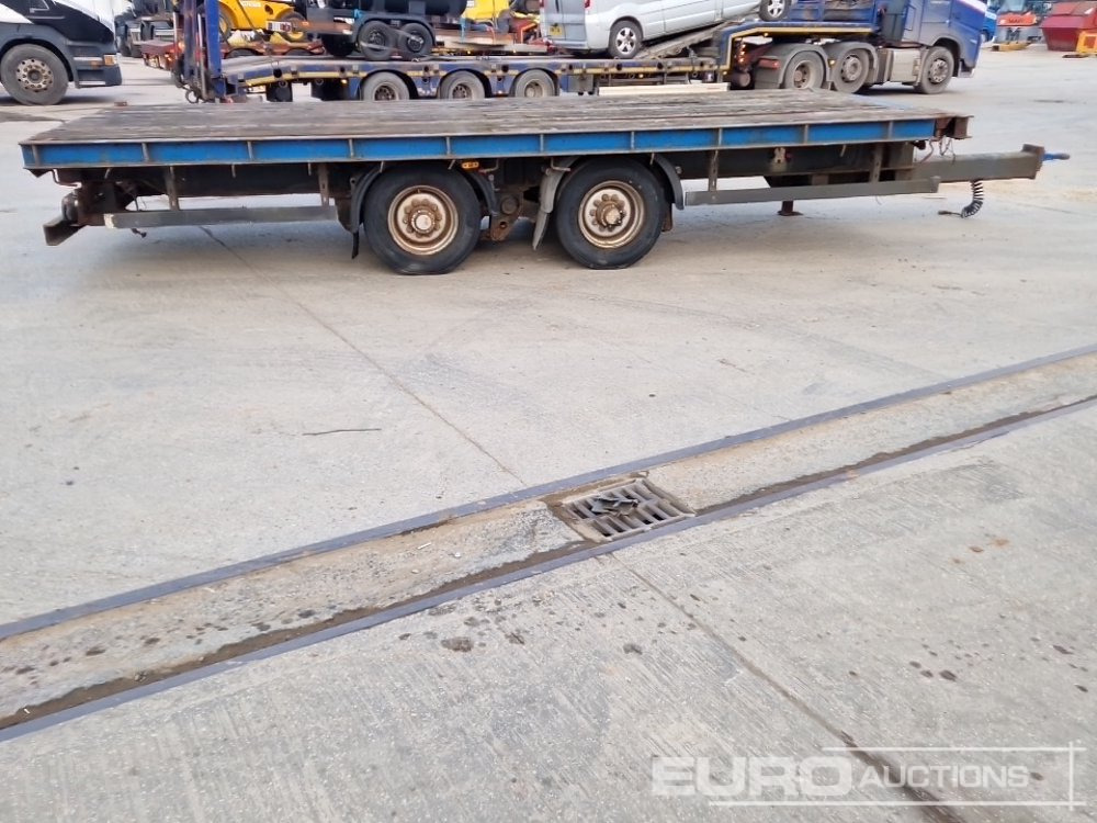 저하대 세미 트레일러 SDC Twin Axle Drag Flat Trailer, Twist & Locks, Air Brakes : 사진 11