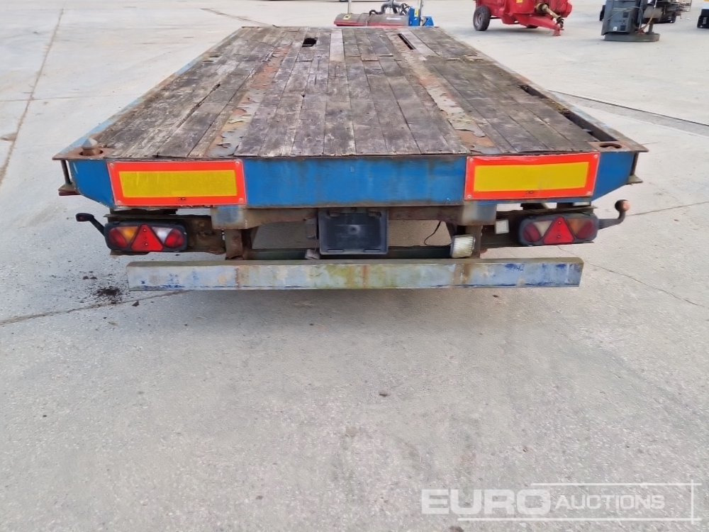 저하대 세미 트레일러 SDC Twin Axle Drag Flat Trailer, Twist & Locks, Air Brakes : 사진 7