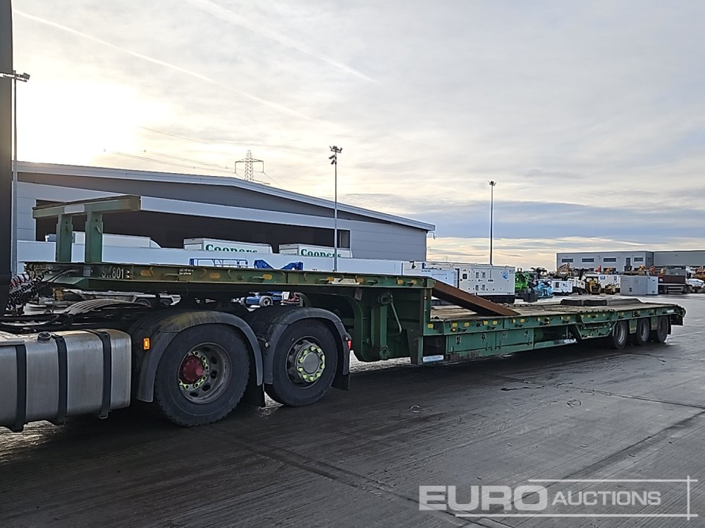 SM TRAILERS Tri Axle Extendable Stepframe Low Loader Trailer, Neck Ramps, Wheel Wells, Steel Ramps - 저하대 세미 트레일러 : 사진 1 SM TRAILERS Tri Axle Extendable Stepframe Low Loader Trailer, Neck Ramps, Wheel Wells, Steel Ramps - 저하대 세미 트레일러 : 사진 1