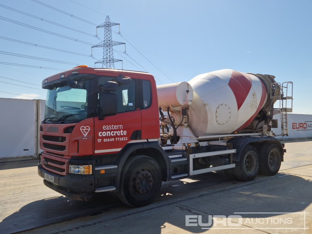 Scania P320 - 콘크리트 믹서 트럭 : 사진 1 Scania P320 - 콘크리트 믹서 트럭 : 사진 1