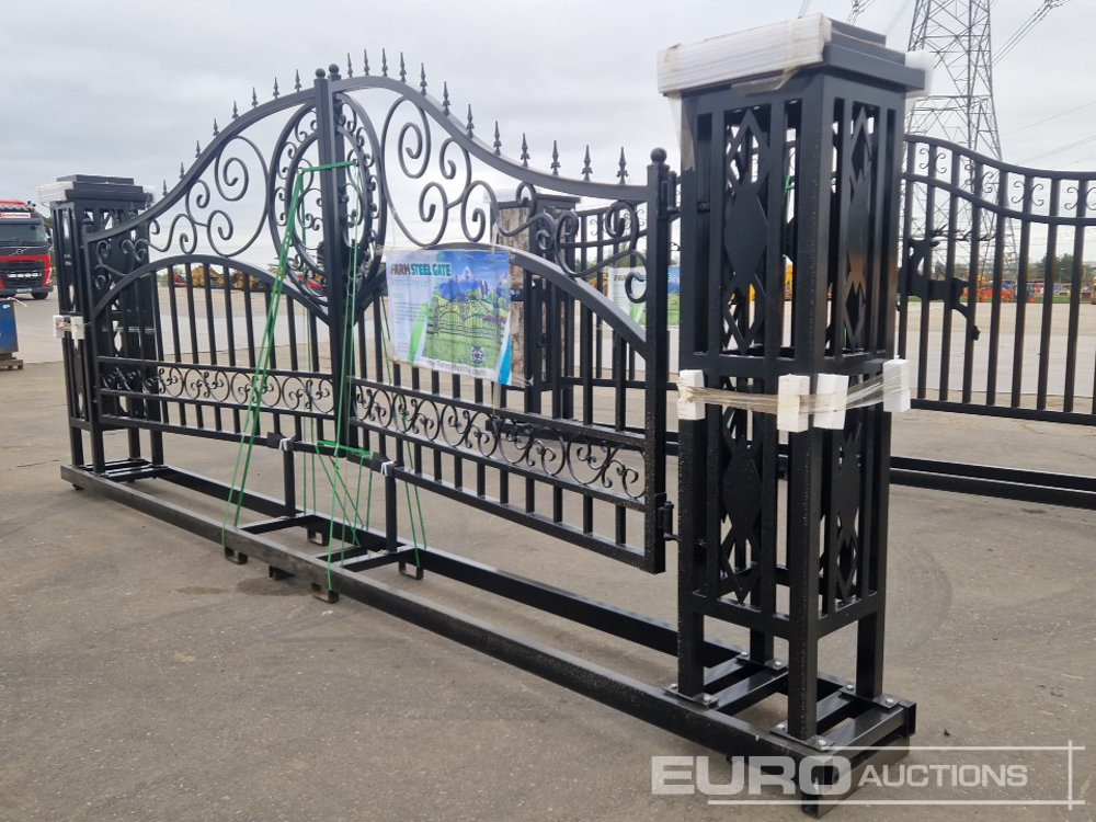 Unused 20' Farm Steel Gate - 건설장비 : 사진 1 Unused 20' Farm Steel Gate - 건설장비 : 사진 1