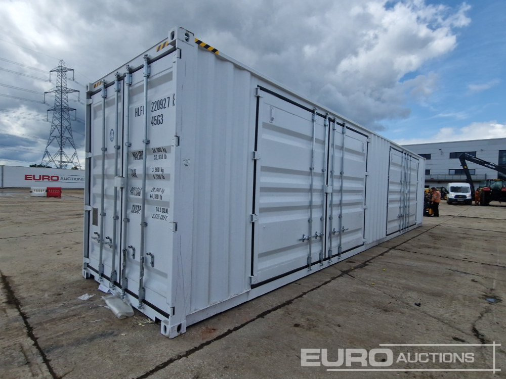 Unused 2025 40' x 8' High Cube Container, 2 Side Doors, 1 End Door (Cannot Be Reconsigned) - 배송 컨테이너 : 사진 1 Unused 2025 40' x 8' High Cube Container, 2 Side Doors, 1 End Door (Cannot Be Reconsigned) - 배송 컨테이너 : 사진 1