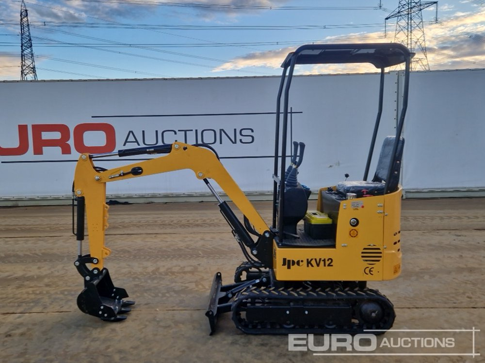 Unused 2025 JPC KV12 - 미니 굴삭기 : 사진 2 Unused 2025 JPC KV12 - 미니 굴삭기 : 사진 2