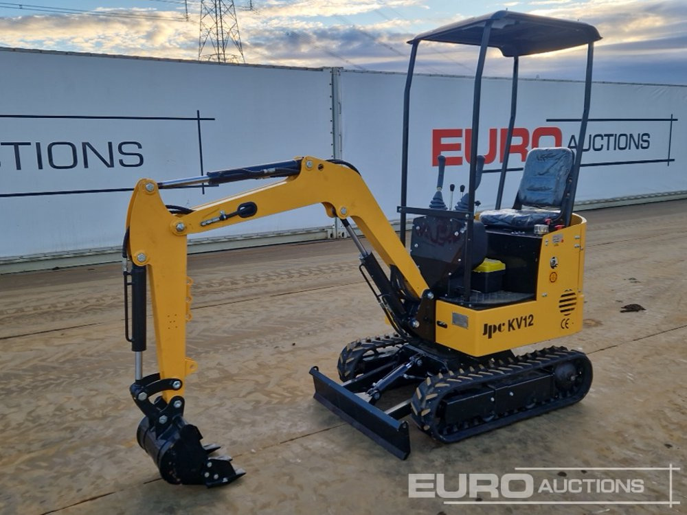 Unused 2025 JPC KV12 - 미니 굴삭기 : 사진 1 Unused 2025 JPC KV12 - 미니 굴삭기 : 사진 1