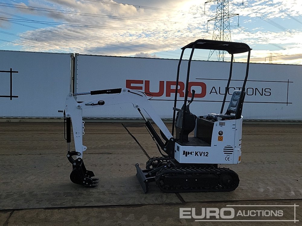 Unused 2025 JPC KV12 - 미니 굴삭기 : 사진 2 Unused 2025 JPC KV12 - 미니 굴삭기 : 사진 2