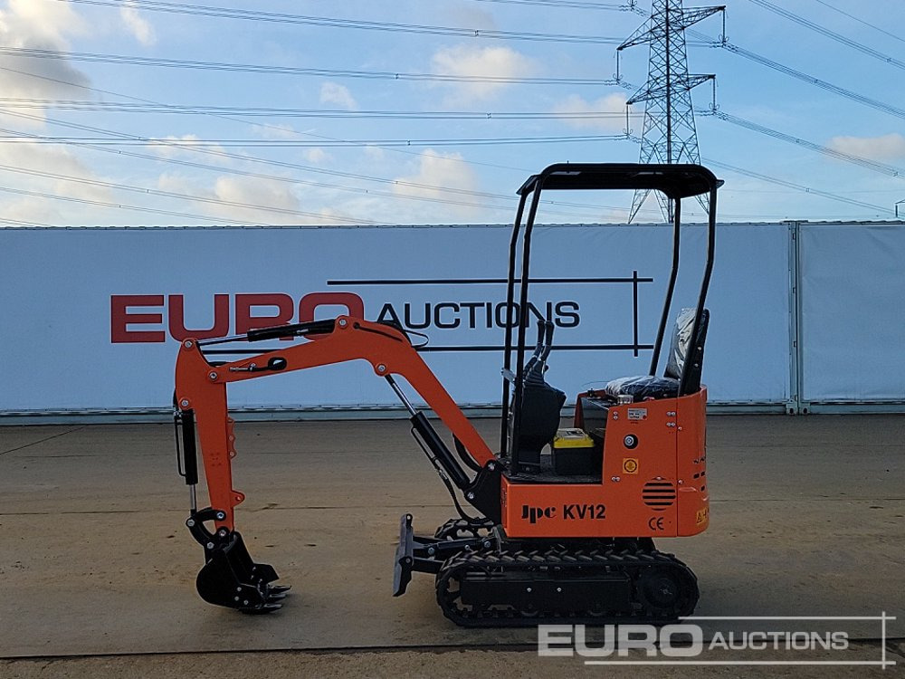 Unused 2025 JPC KV12 - 미니 굴삭기 : 사진 2 Unused 2025 JPC KV12 - 미니 굴삭기 : 사진 2