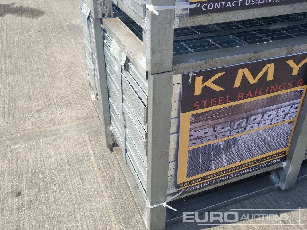 건설장비 Unused 2025 KMY INDUSTRIAL Steel Grating (2 of), Stillage of Metal Fencing Posts : 사진 19