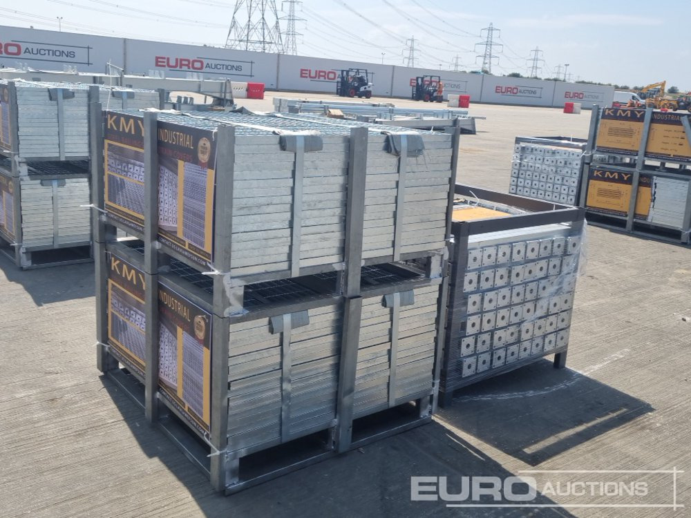 건설장비 Unused 2025 KMY INDUSTRIAL Steel Grating (2 of), Stillage of Metal Fencing Posts : 사진 7