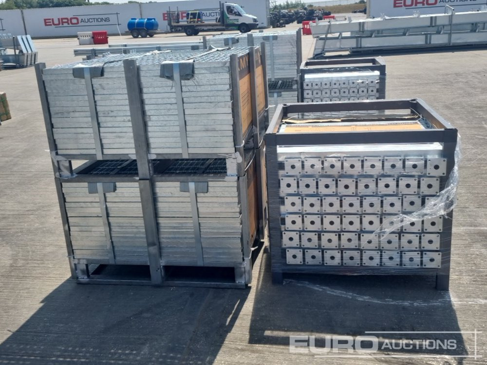 건설장비 Unused 2025 KMY INDUSTRIAL Steel Grating (2 of), Stillage of Metal Fencing Posts : 사진 8