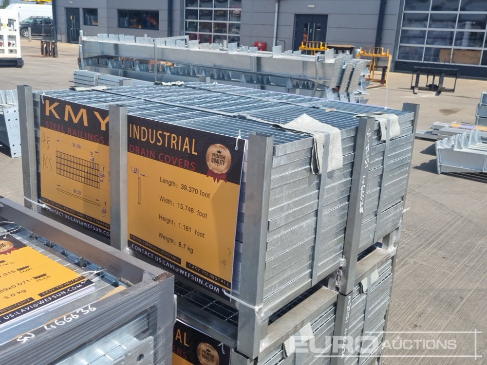 건설장비 Unused 2025 KMY INDUSTRIAL Steel Grating (2 of), Stillage of Metal Fencing Posts : 사진 16