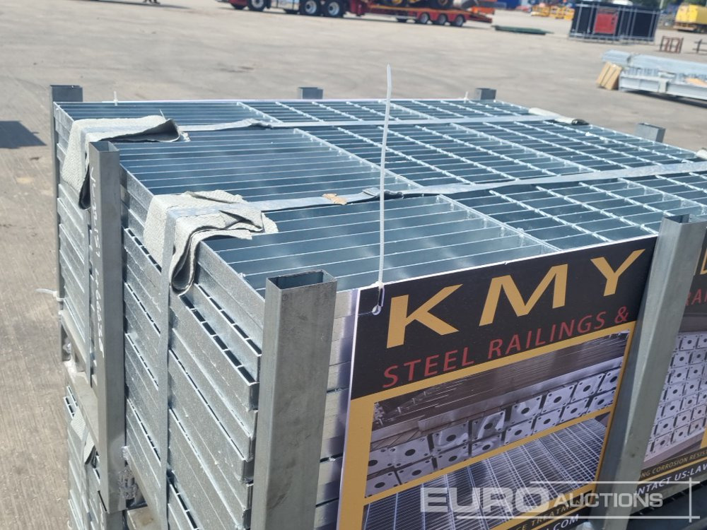 건설장비 Unused 2025 KMY INDUSTRIAL Steel Grating (2 of), Stillage of Metal Fencing Posts : 사진 18