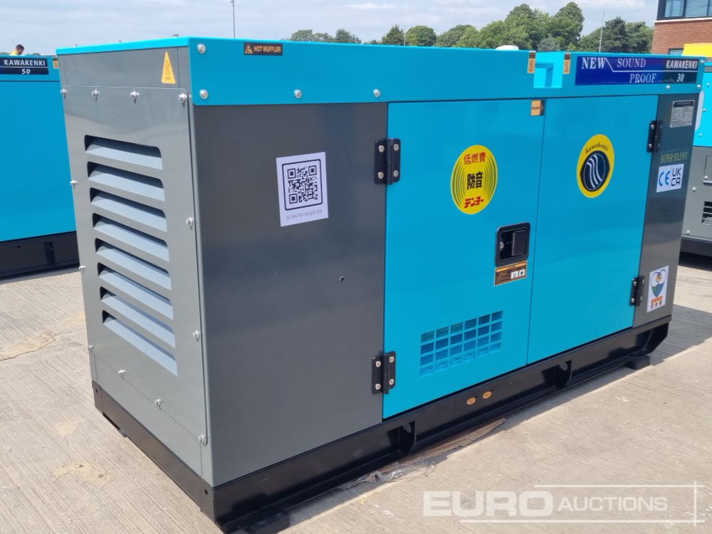 Unused 2025 Kawakenki KK30-111-SSS - 발전기 세트 : 사진 1 Unused 2025 Kawakenki KK30-111-SSS - 발전기 세트 : 사진 1