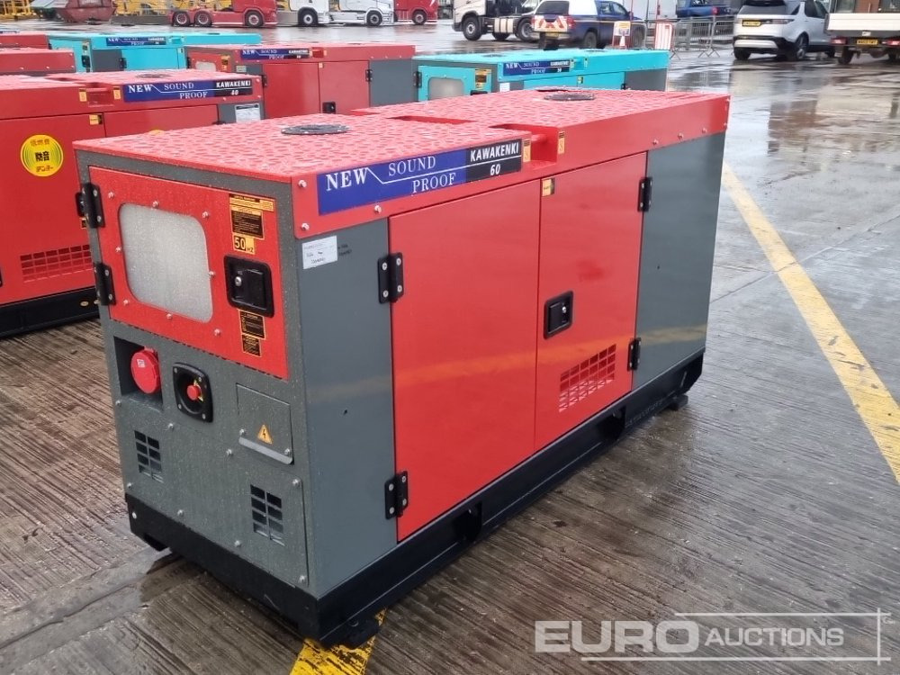 Unused 2025 Kawakenki KK60-111-SSS - 발전기 세트 : 사진 1 Unused 2025 Kawakenki KK60-111-SSS - 발전기 세트 : 사진 1