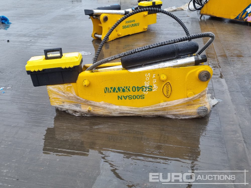Unused 2025 Soosan SB40 - 유압 해머 : 사진 2 Unused 2025 Soosan SB40 - 유압 해머 : 사진 2