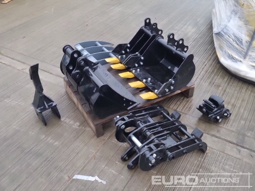 Unused 2025 XY 200mm 400mm 800mm Bucket, Rake, Tiller, Wood Grabber, Quick-Change Connector, To Suit 0.8-1.7ton Excavator - 부착물 굴착기 용 : 사진 3 Unused 2025 XY 200mm 400mm 800mm Bucket, Rake, Tiller, Wood Grabber, Quick-Change Connector, To Suit 0.8-1.7ton Excavator - 부착물 굴착기 용 : 사진 3