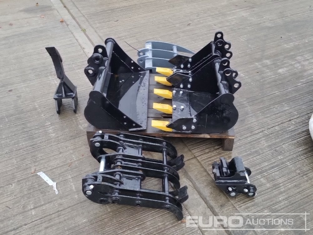 Unused 2025 XY 200mm 400mm 800mm Bucket, Rake, Tiller, Wood Grabber, Quick-Change Connector, To Suit 0.8-1.7ton Excavator - 부착물 굴착기 용 : 사진 4 Unused 2025 XY 200mm 400mm 800mm Bucket, Rake, Tiller, Wood Grabber, Quick-Change Connector, To Suit 0.8-1.7ton Excavator - 부착물 굴착기 용 : 사진 4