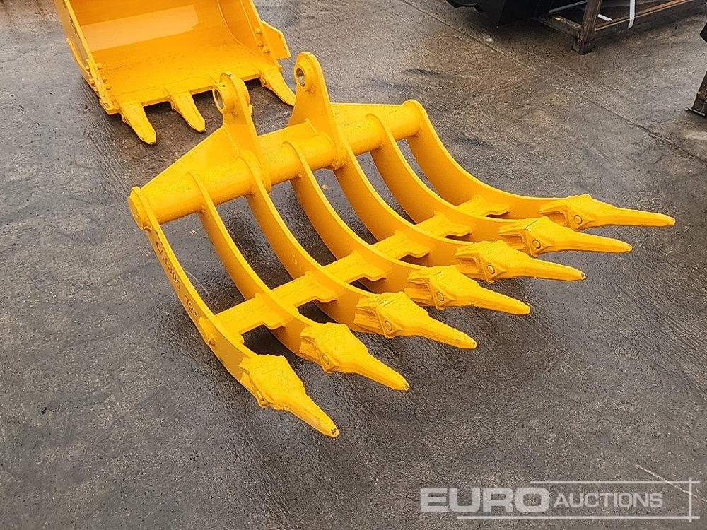 Unused 32" Rake 45mm Pin to suit 4-6 Ton Excavator - 버킷 : 사진 4 Unused 32" Rake 45mm Pin to suit 4-6 Ton Excavator - 버킷 : 사진 4