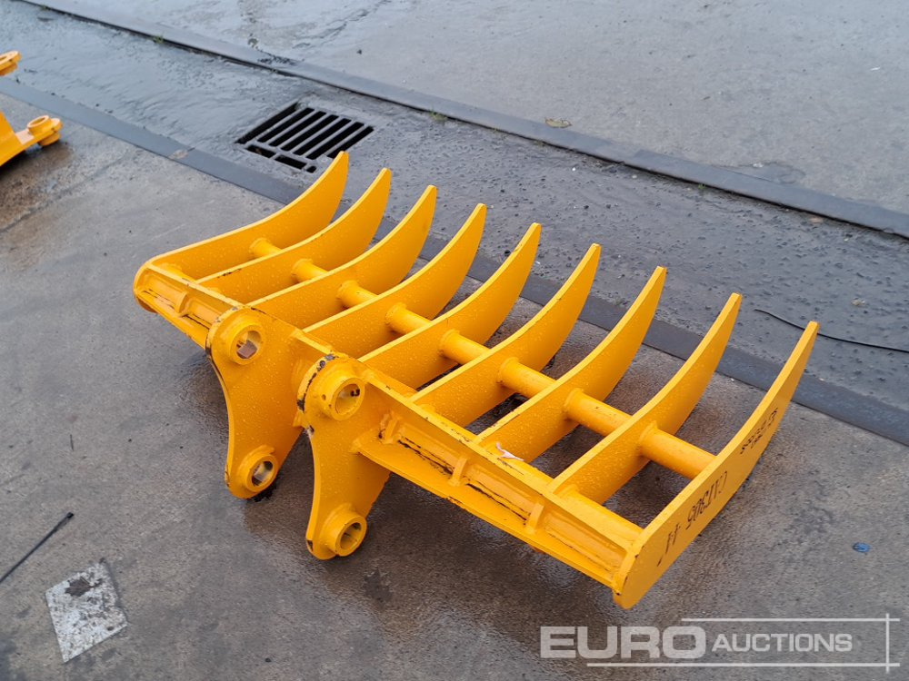 Unused 44" Rake 45mm Pin to suit 4-6 Ton Excavator - 버킷 : 사진 3 Unused 44" Rake 45mm Pin to suit 4-6 Ton Excavator - 버킷 : 사진 3