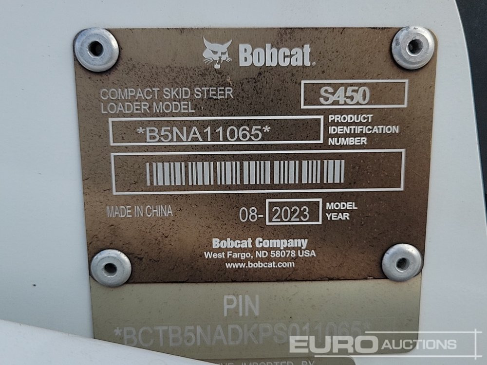 스키드 스티어 로더 Unused Bobcat S450 : 사진 34