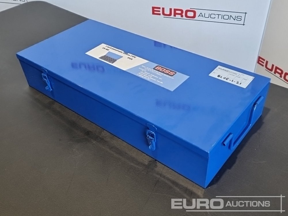 Unused Boss 1" 21pc Pneumatic Socket Set, 8" Impact Extension Bar, Universal Joint, Quick Release Ratchet Handle, 20" T-sliding Bar - 작업장 장비 : 사진 3 Unused Boss 1" 21pc Pneumatic Socket Set, 8" Impact Extension Bar, Universal Joint, Quick Release Ratchet Handle, 20" T-sliding Bar - 작업장 장비 : 사진 3