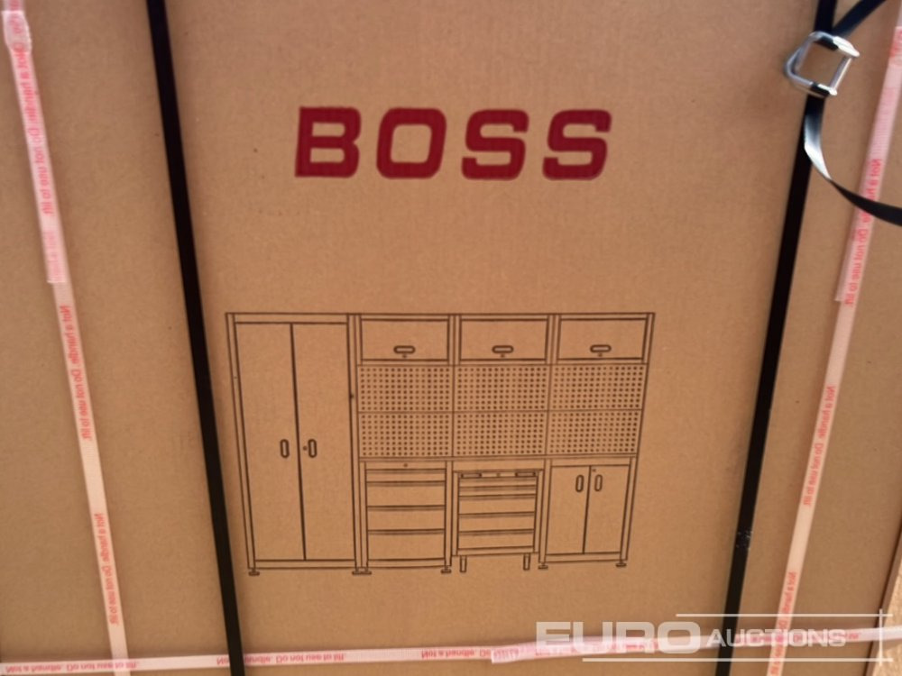 건설장비 Unused Boss 2.6m 9 Drawer, 5 Cabinet Tool Station : 사진 22 건설장비 Unused Boss 2.6m 9 Drawer, 5 Cabinet Tool Station : 사진 22